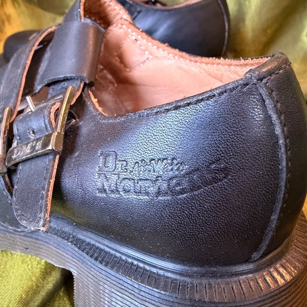 Dr. Martens Black Chunky Buckle Mary Janes - Picture 3 of 8